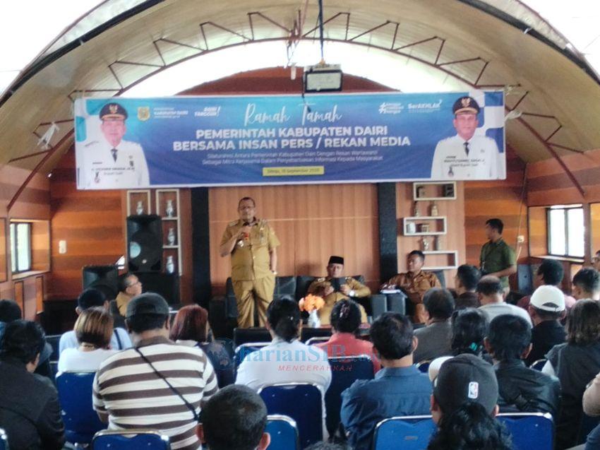 Pemkab Dairi Ramah Tamah Bersama Insan Pers
