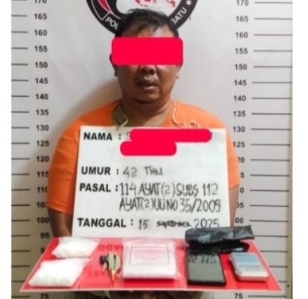 Satresnarkoba Polres Labuhanbatu Gagalkan Peredaran Sabu di Aeknabara