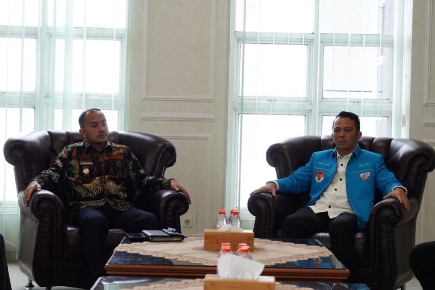 KNPI Tebingtinggi Audiensi ke  Wali Kota Tebingtinggi