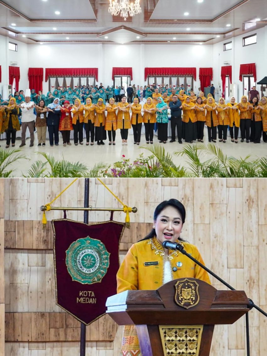 Airin Rico Waas Ajak PKK Jadikan Pangan Lokal Ikon Khas Medan