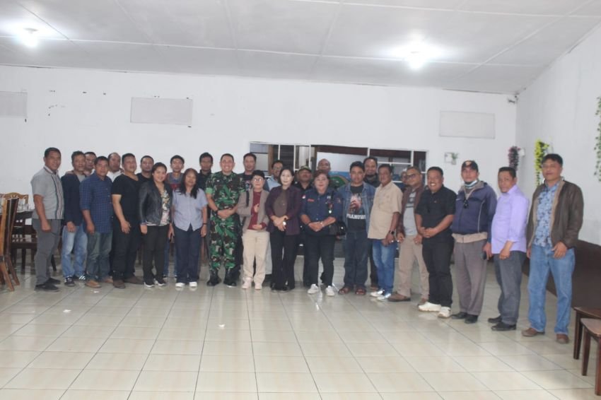 Dandim 0205/TK Ajak Insan Pers Jaga Kondusivitas Kabupaten Karo