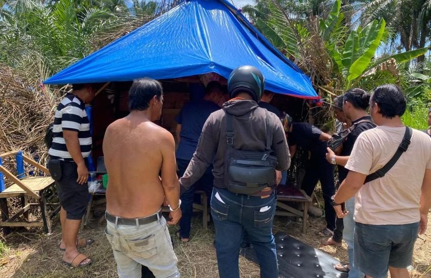 Polres Binjai Gerebek Barak Narkoba di Sei Bingai, Dua Orang Diamankan