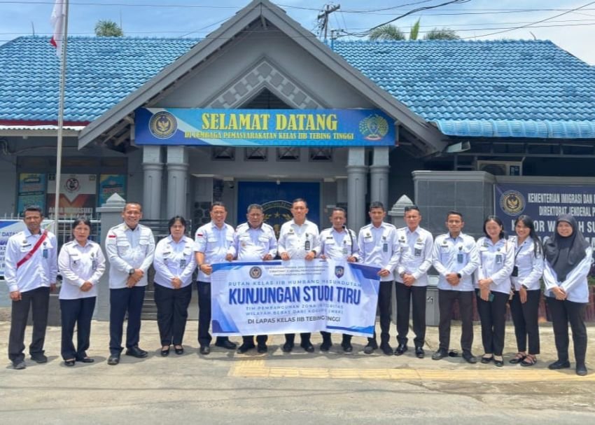 Tim ZI Rutan Humbahas Studi Tiru ke Lapas Tebingtinggi