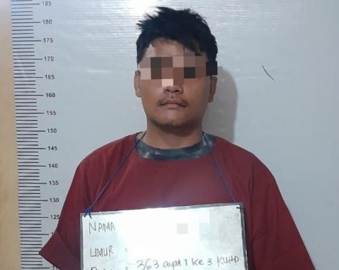 Polsek Aeknatas Tangkap Pencuri Sepeda Motor