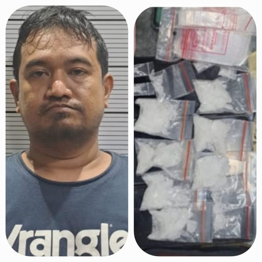Polrestabes Medan Ringkus Bandar Sabu di Helvetia Timur