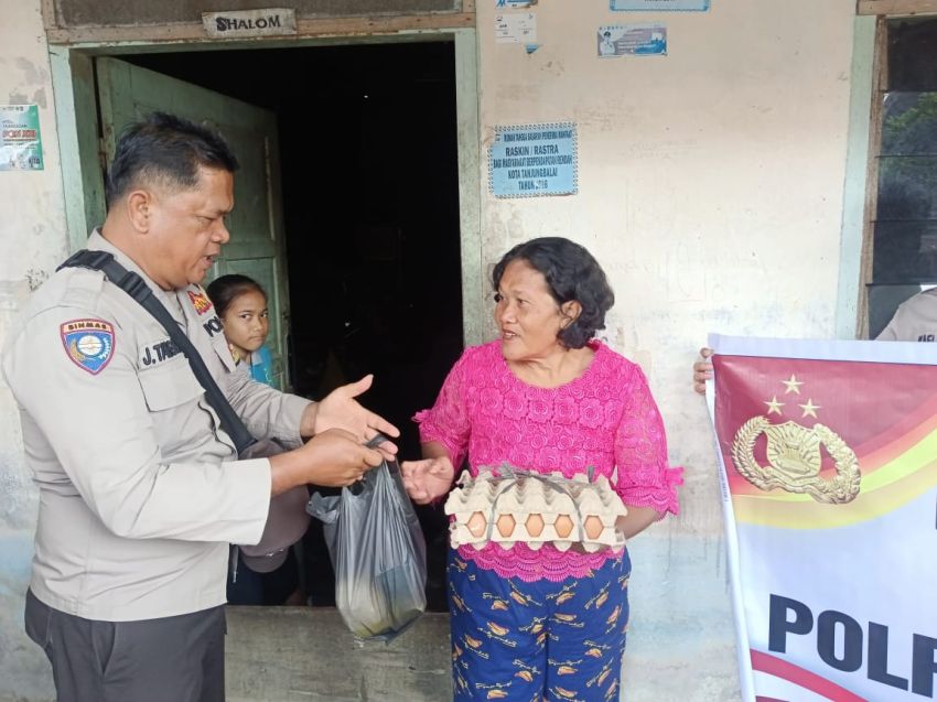 Polri Peduli Masyarakat, Polres Tanjungbalai Berbagi Rezeki Melalui Minggu Kasih