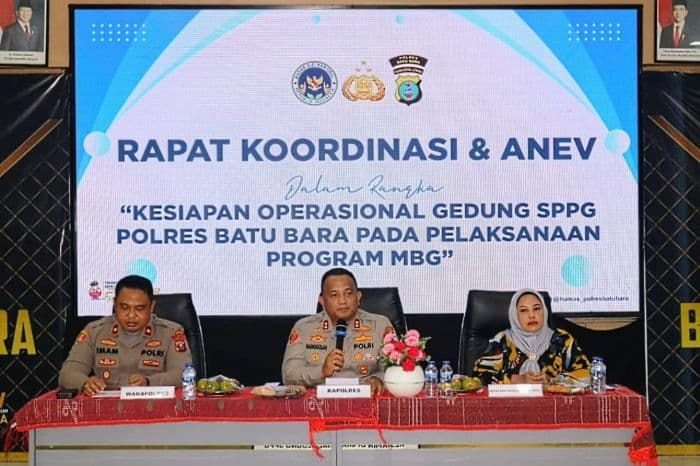 Kapolres Batubara Instruksikan Pengawasan Ketat Program Makan Siang Gratis