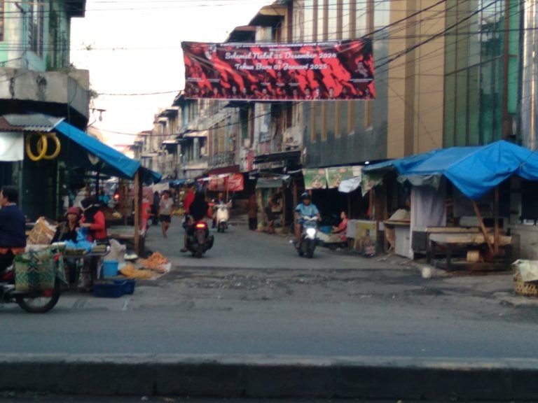 Pasar Tradisional Medan Sepi Saat Libur Nasional