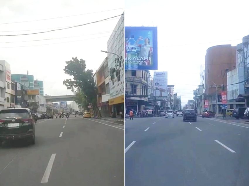 Menjelang Aksi Unjuk Rasa, Jalanan Medan Lengang dan Pertokoan Tutup