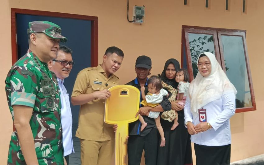 Bantuan Bedah Rumah PTPN IV PalmCo, Upaya Turunkan Stunting di Sergai