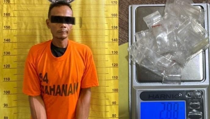 Polres Binjai Tangkap Pengedar Narkoba di Sei Limbat