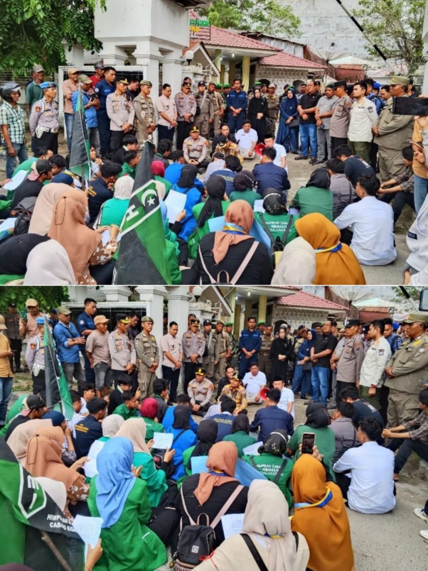 Aksi Solidaritas Mahasiswa di Tanjungbalai, Wali Kota dan DPRD Duduk Bersama Bahas Persoalan Nasional dan Daerah