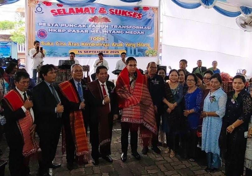 Wali Kota Medan Ajak Warga HKBP Mentransformasi Cara Menjaga Lingkungan