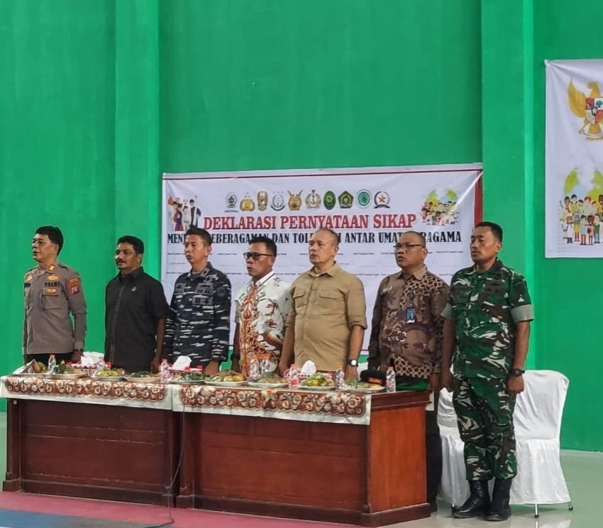 Kalapas Barus Ikuti Deklarasi Menjaga Kerukunan Beragama