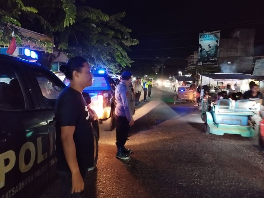 Ciptakan Kamtibmas Kondusif, Polres Tanjungbalai Intensifkan KRYD Malam Hari