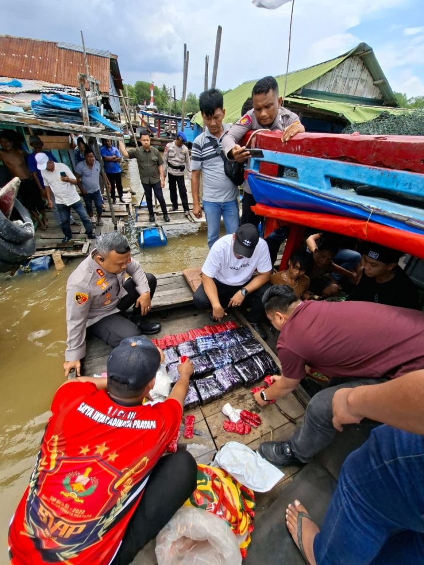 Satnarkoba Polres Asahan Gagalkan Penyelundupan 18 Kg Sabu, 7.000 Ekstasi dan 3.000 Happy Five di Tanjung Balai