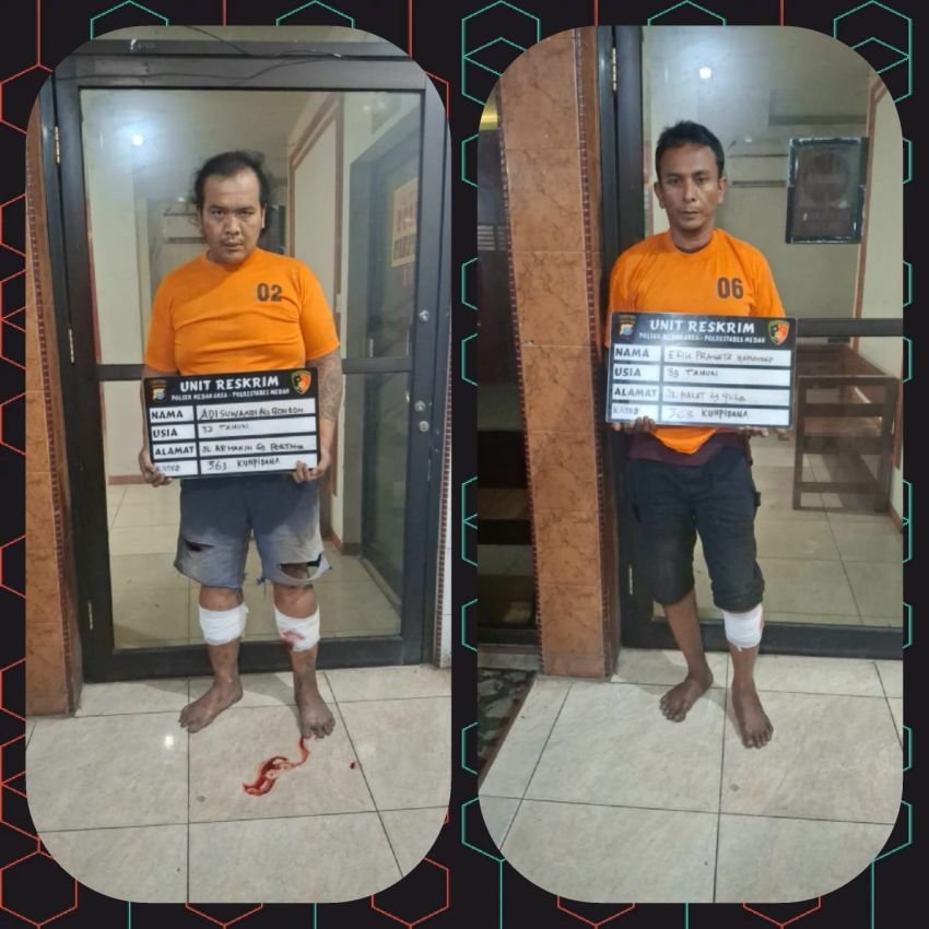 Polisi Tembak 2 Tersangka Pelaku Pembongkaran Rumah