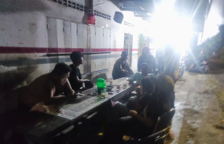 Polsek Siantar Marihat Cepat Tanggap, Hentikan Musik Bising di Kedai Tuak