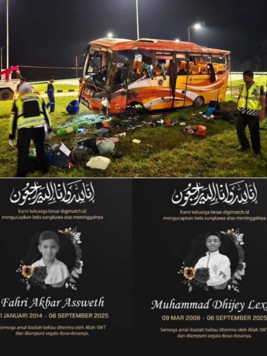 Bus Rombongan Atlet Karate Sumut Kecelakaan di Padang, Dua Tewas dan Puluhan Terluka