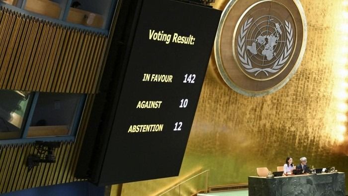 Majelis Umum PBB Dukung Pembentukan Negara Palestina Bebas dari Hamas