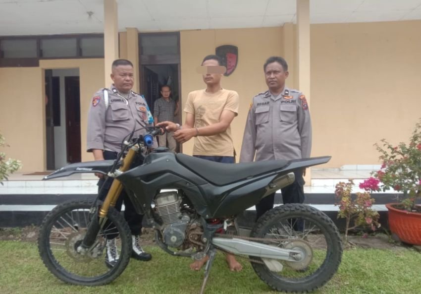 Pencuri Sepeda Motor di Bah Jambi Simalungun Diciduk Polisi