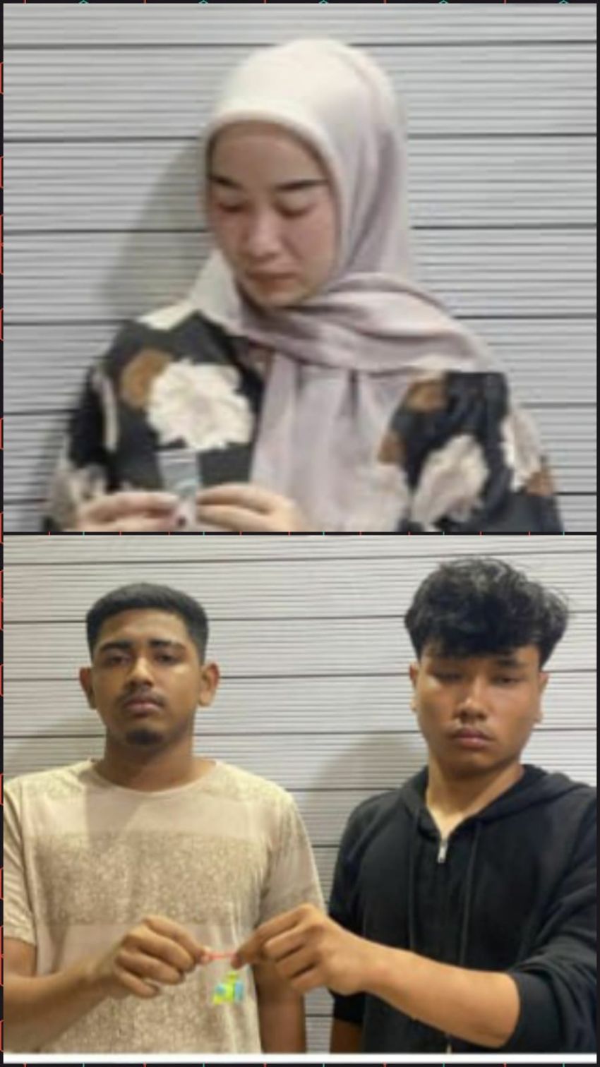 Satres Narkoba Ringkus 3 Pengedar Ekstasi di Medan