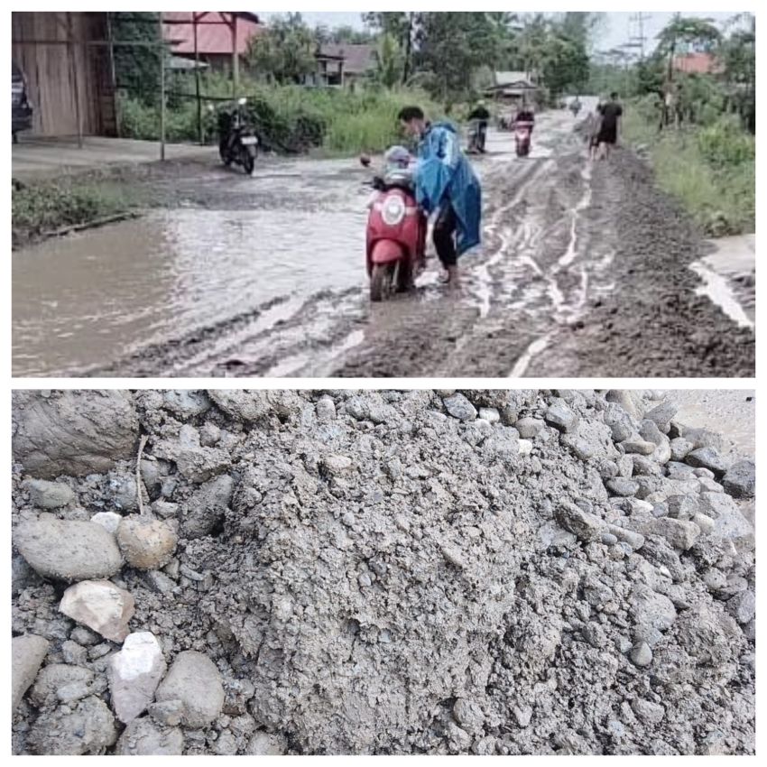 Proyek Jalan Rp52,2 Miliar di Nias Dikeluhkan Warga, Diduga Gunakan Material Ilegal dan Berlumpur