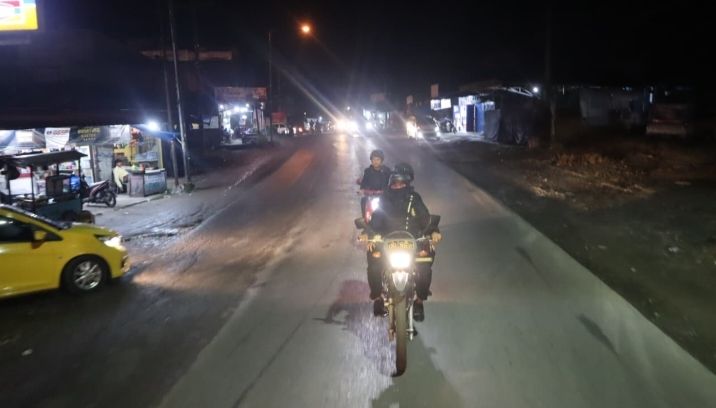 Patroli Gabungan Tiga Pilar di Labuhanbatu Sasar Lokasi-lokasi Rawan Gangguan Kamtibmas