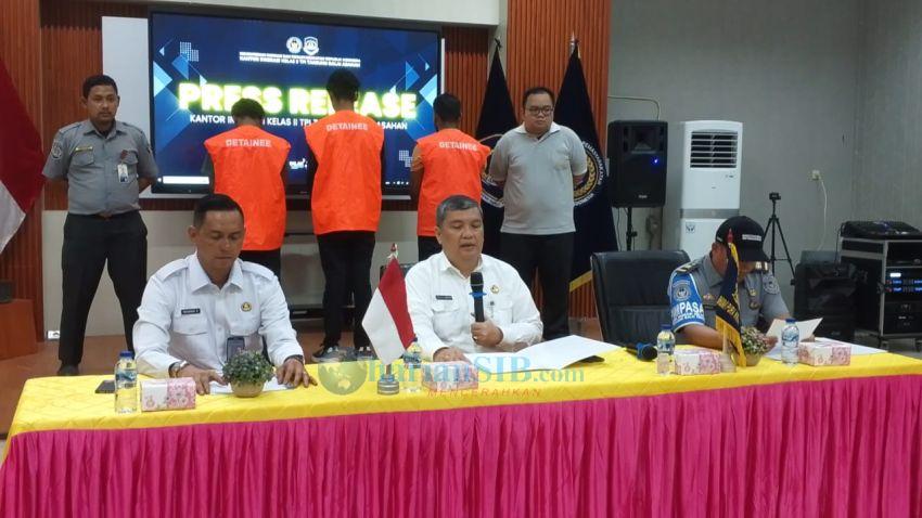 Imigrasi Tanjungbalai Asahan Amankan 3 WNA Diduga Asal Bangladesh