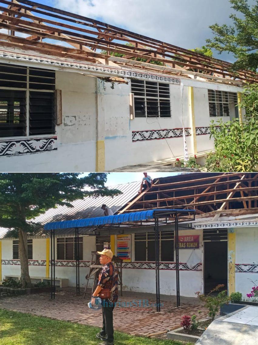 7 Ruangan Kelas SMP N1 Jorlanghataran Direnovasi