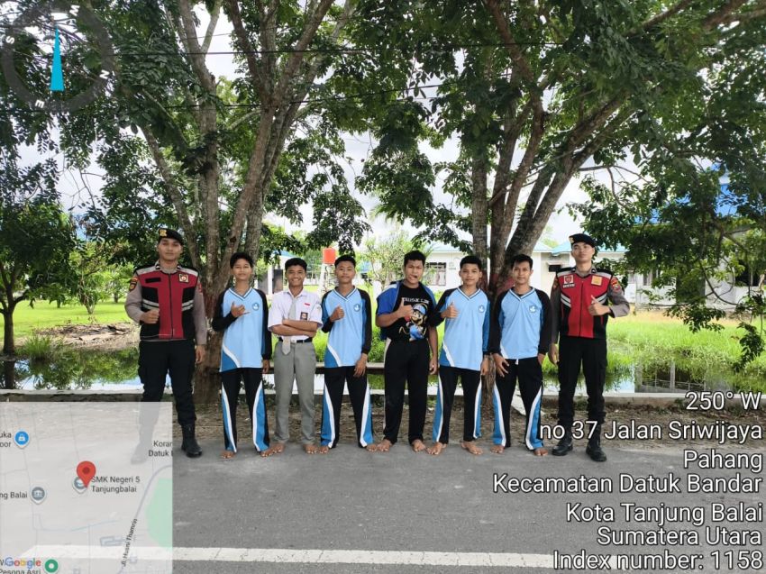 Sat Samapta Polres Tanjungbalai Imbau Pelajar Patuhi Lalu Lintas dan Jauhi Narkoba