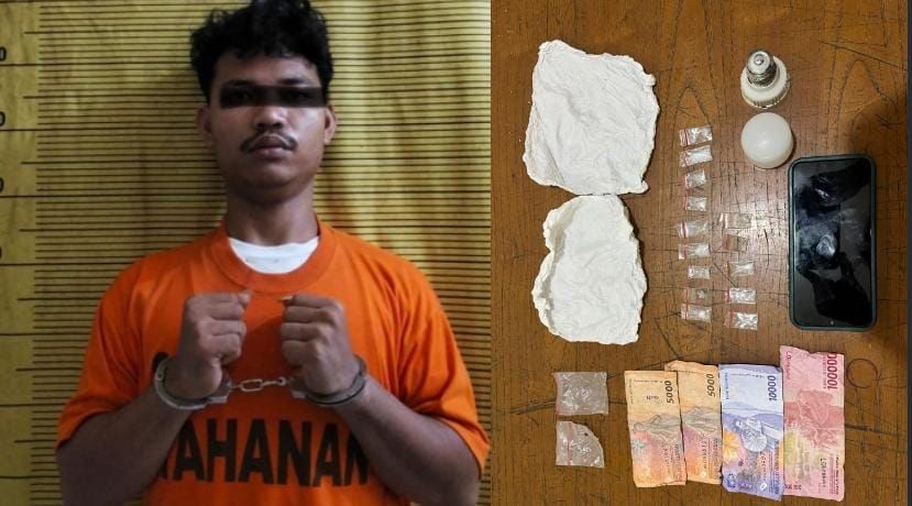 Simpan Narkoba Dalam Bola Lampu, Seorang Pemuda Ditangkap Polres Binjai