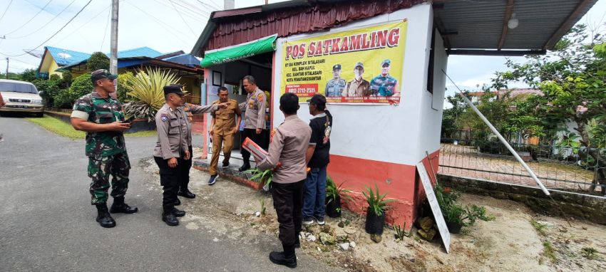 Polda Sumut Supervisi Satkamling di Siantar, Dorong Sinergi Tiga Pilar Keamanan