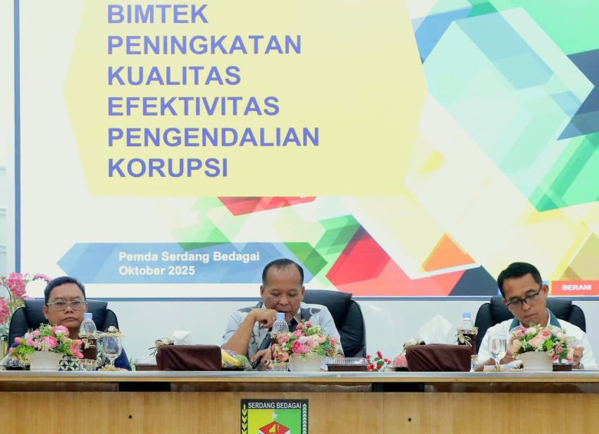 Perkuat Tata Kelola Pemerintahan, Pemkab Sergai Gelar Bimtek Efektivitas Pengendalian Korupsi