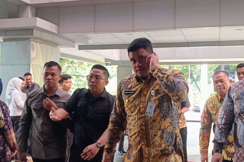 Bobby Nasution dan Sejumlah Kepala Daerah Sambangi Kantor Kemenkeu