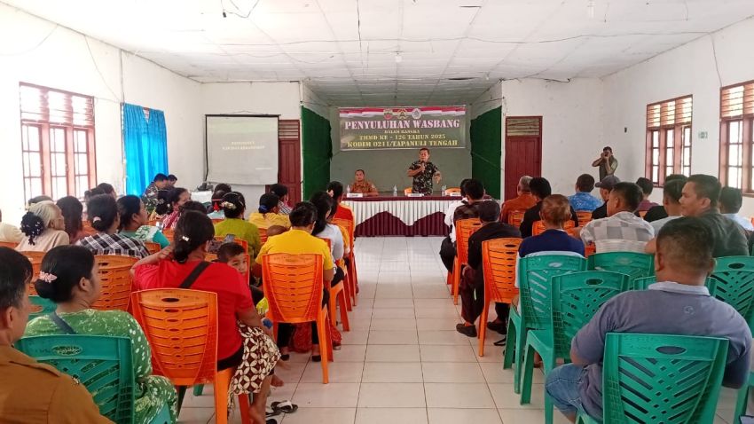 Kodim 0211/TT Gelar Penyuluhan Wawasan Kebangsaan di Sibabangun