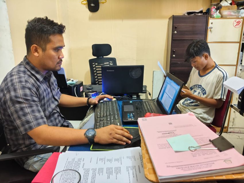 Polres Batubara Periksa Tersangka AY dalam Kasus Dugaan Narkoba