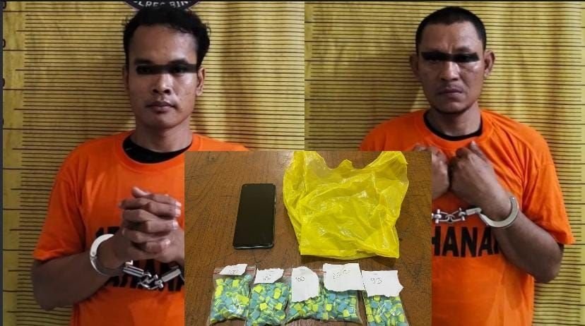 Tawarkan Narkoba ke Petugas, Dua Pria Diciduk Polres Binjai, 493 Ekstasi Disita