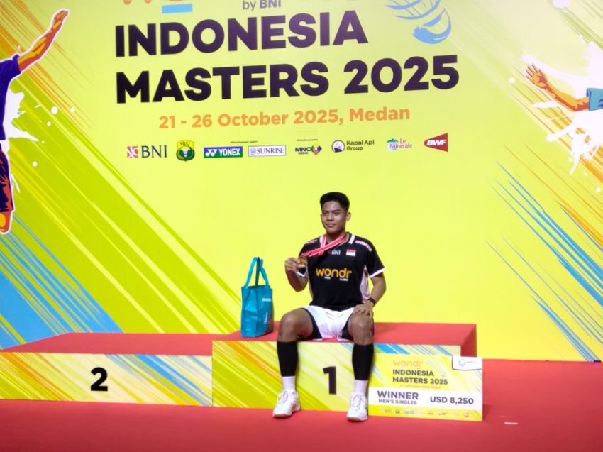Ubed Raih Emas di Indonesia Masters 2025, Balas Gagal di PON Tahun Lalu