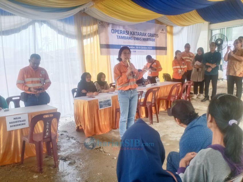 Sinergi Tambang Emas Martabe dan RSUD Pandan Tekan Prevalensi Katarak di Tapteng