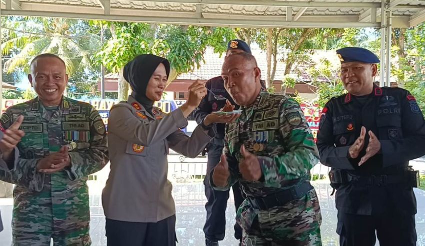 Polresta Deliserdang Beri Kejutan ke Lima Markas TNI di HUT ke-80