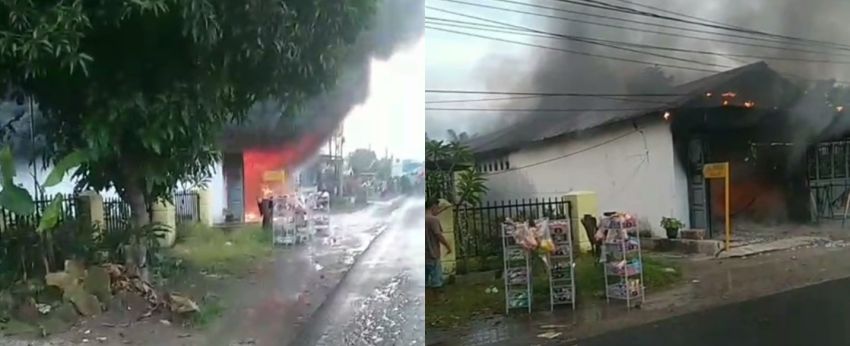 Rumah di Bukit Maraja Terbakar saat Hujan Deras, Kerugian Capai Rp200 Juta