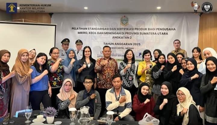 Kanwil Kemenkum Sumut Dorong UMKM Daftarkan Merek dan Rahasia Dagang Lewat Perlindungan KI