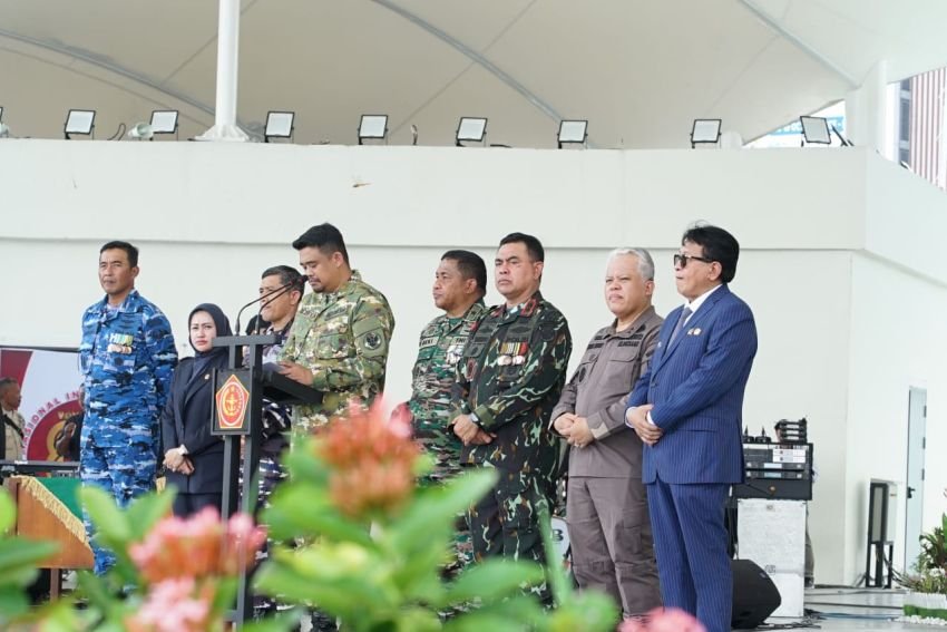 Hadiri HUT TNI, Kajati Sumut Apresiasi Peran TNI Mendukung Pengamanan Lembaga Penegakan Hukum