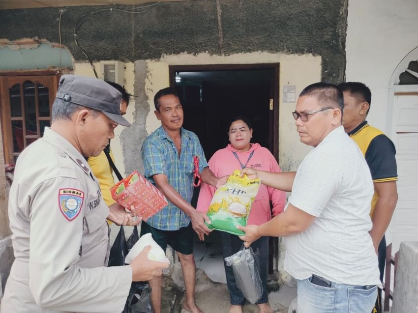 Peduli Warga Kurang Mampu, Polres Tanjungbalai Berbagi Rezeki Melalui Minggu Kasih