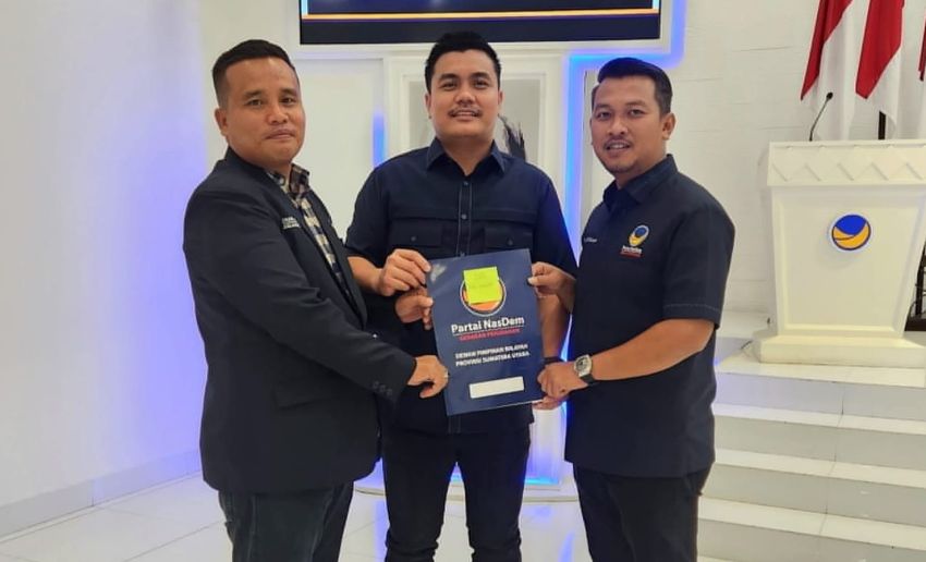 Dedy Pahlevi Hutapea Resmi Pimpin NasDem Labura 2025-2030