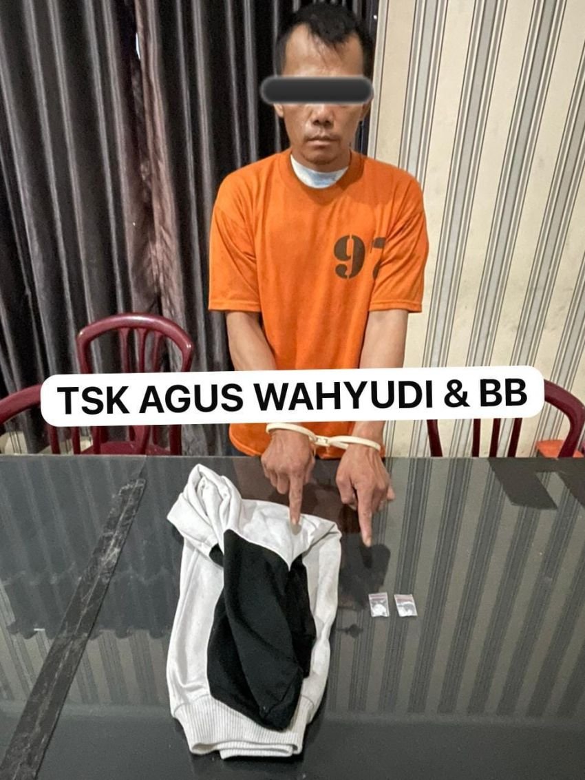 Polres Tanah Karo Tangkap Seorang Pria di Kabanjahe, Miliki Sabu 1,42 Gram