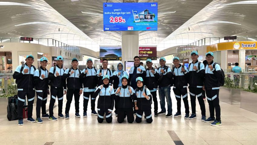 Atlet IPSI Sumut Bertolak ke Kudus, Siap Ukir Prestasi di PON Bela Diri 2025