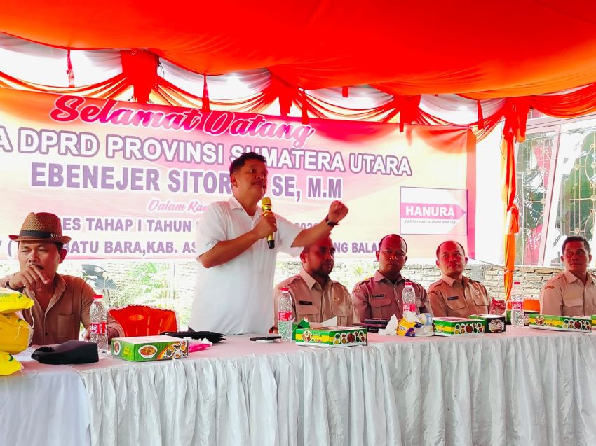 Ebenezer Sitorus Sosialisasikan Berobat Gratis Pakai KTP saat Reses di Tanjungbalai