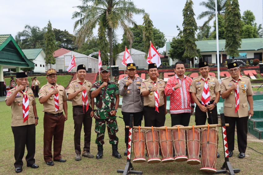 Wakapolres Pematangsiantar Hadiri Pembukaan Jambore Pramuka 2025